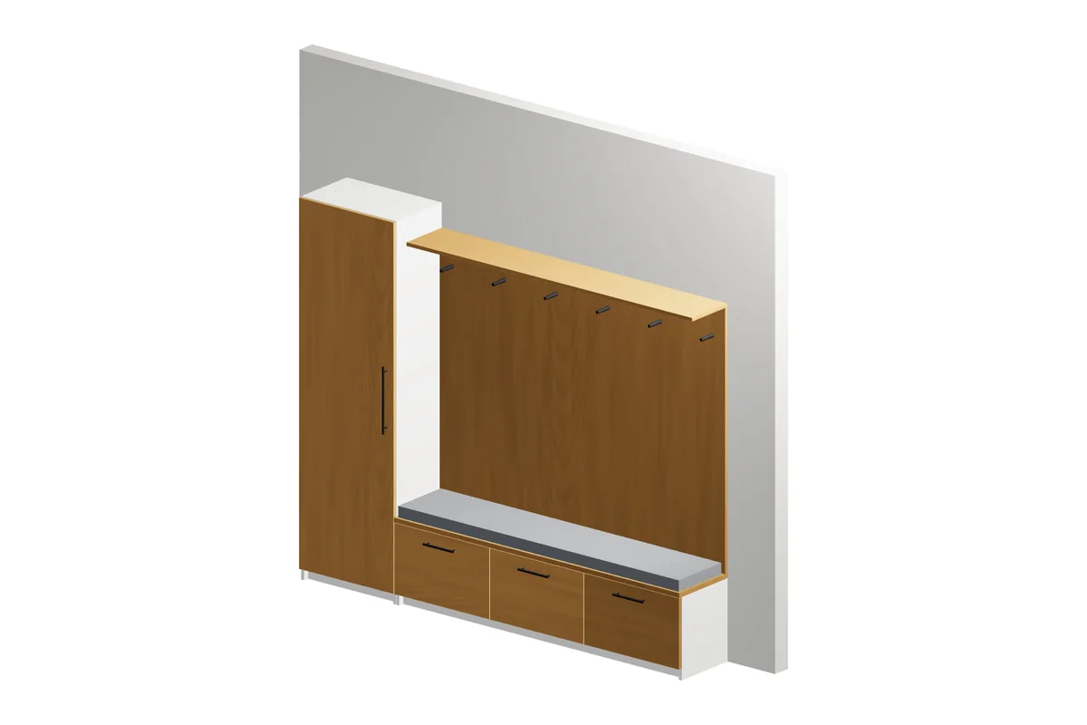 Hallway wardrobe