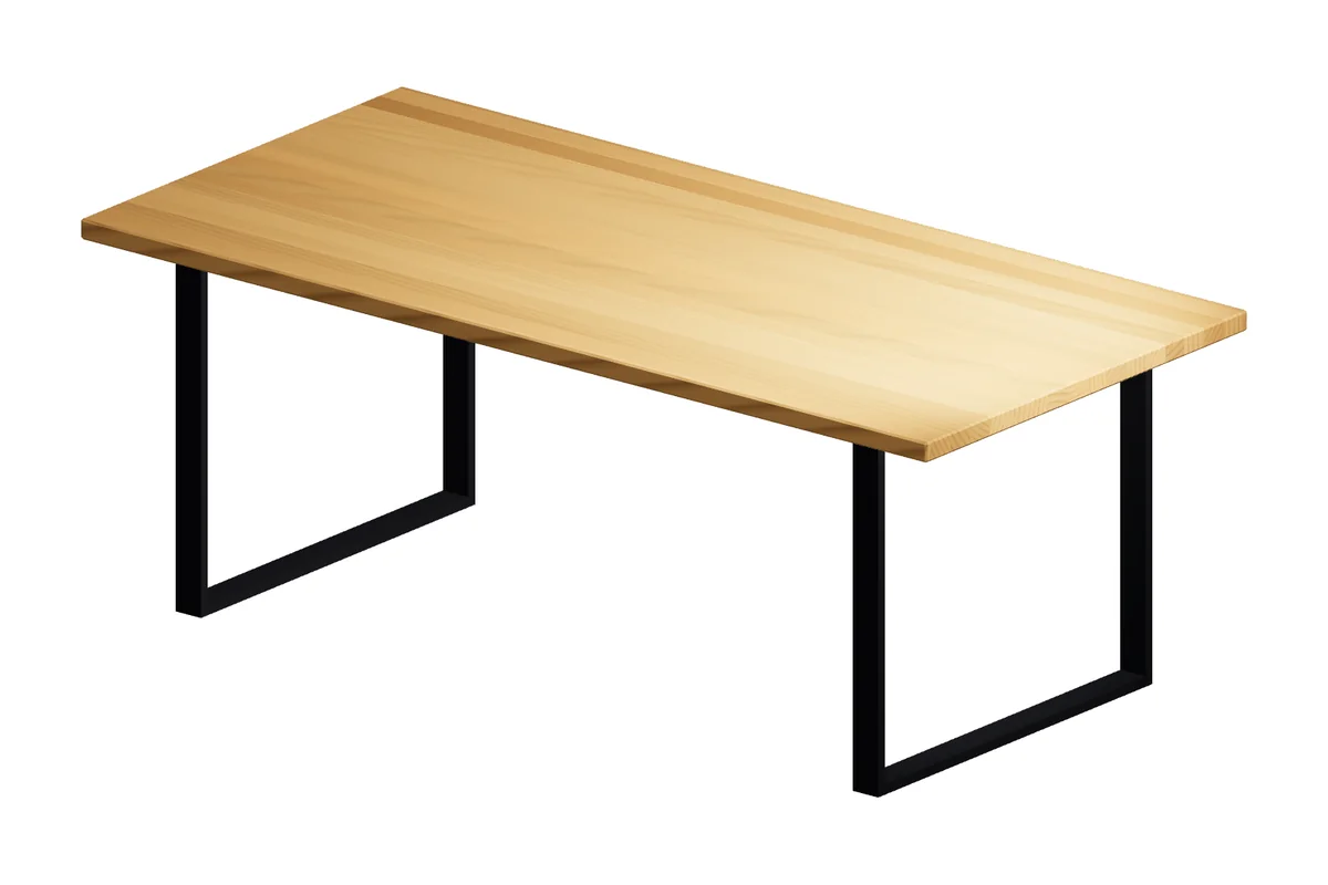 Solid wood dining table