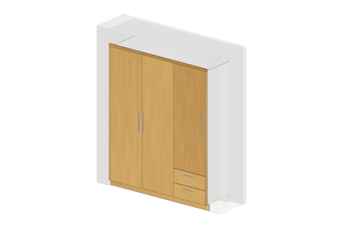Built-in niche wardrobe