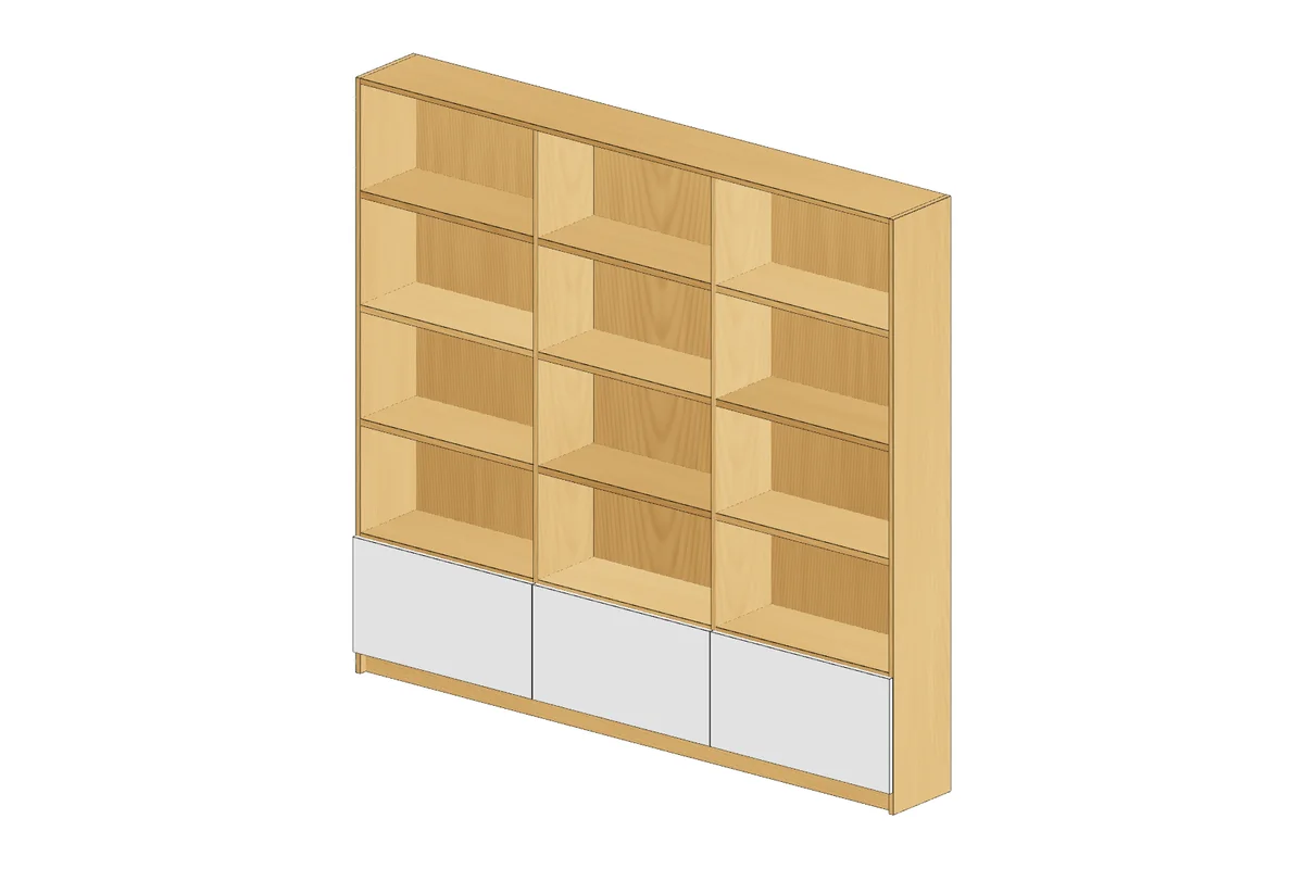 Shelving / bookcase wall